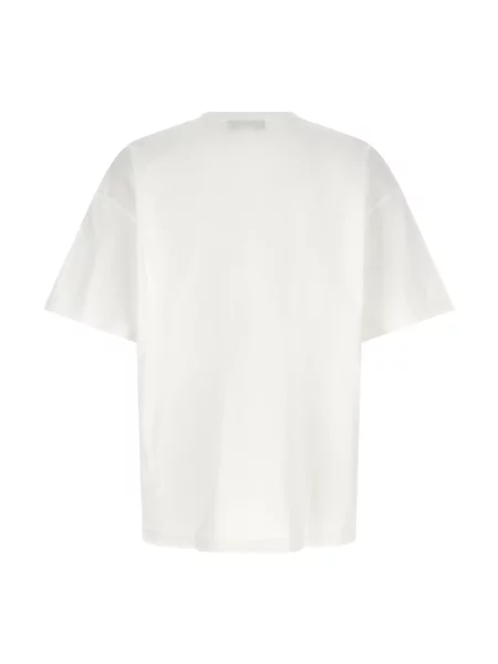 Koszulka Comme Des Garcons z logo biała