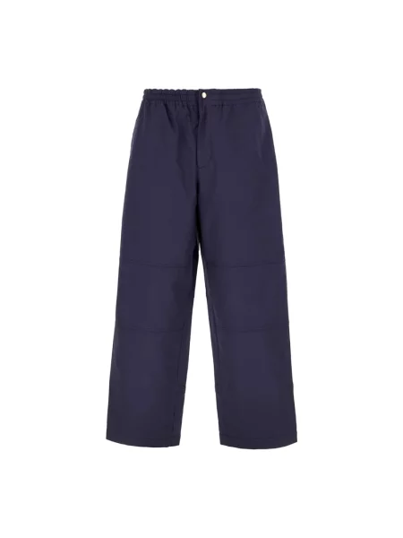 Spodnie Moncler niebieskie
