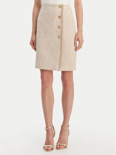 Luisa Spagnoli Спідниця-олівець Tanzania бежевий
