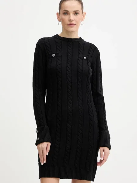 Obleka z dodatkom volne Guess ELSA črna