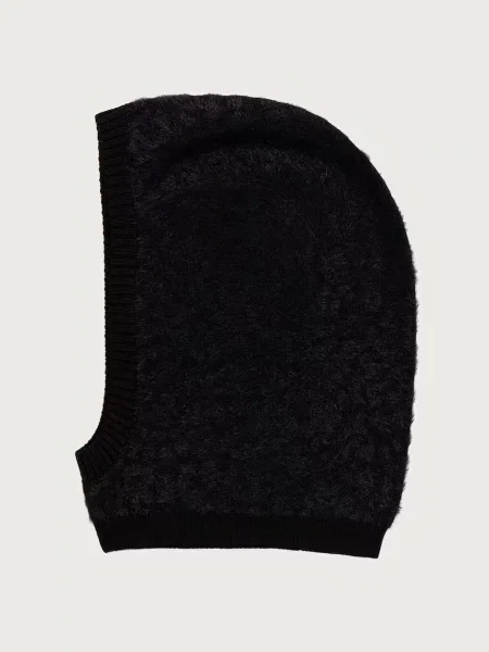 Emporio Armani balaklava s vlnou černý