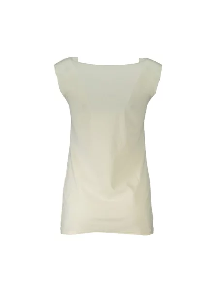 Podkoszulka Patrizia Pepe na szerokie ramiączka biała