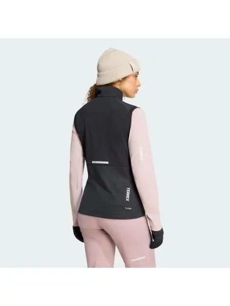 Softshellová vesta Terrex Xperior Cross-Country Ski Softshell Vest Jacket černá