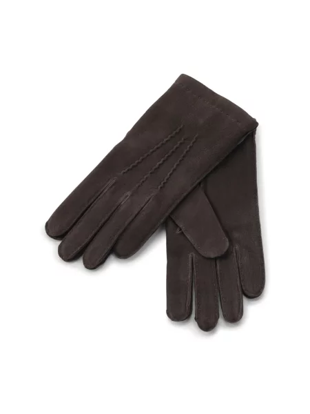 Rękawiczki Tr Handschuhe skórzane brązowe