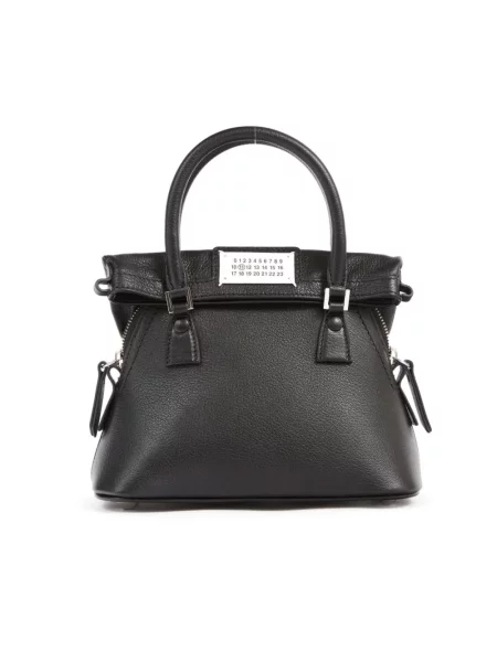 Torebka Maison Margiela skórzana czarna