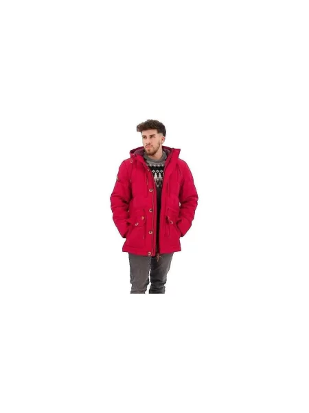 Geacă parka Superdry roșu
