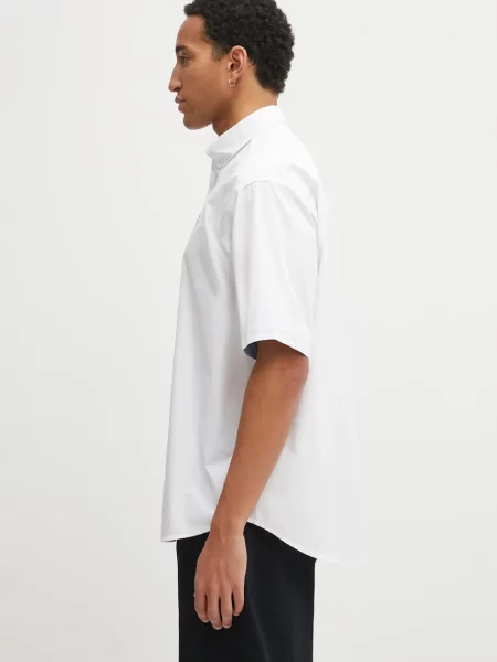 AAPE cămașă din Now cu guler button-down regular alb
