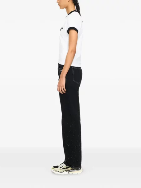 Blugi Off-white de cristal alb