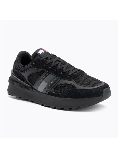 Buty Tommy Jeans TJM Technical Runner Ess black czarne