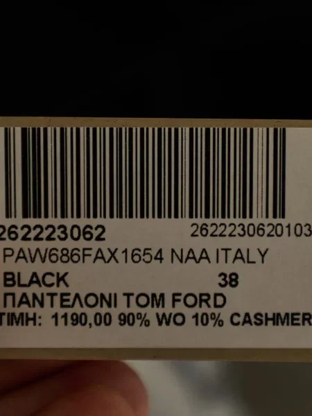 Hlače Tom Ford crna