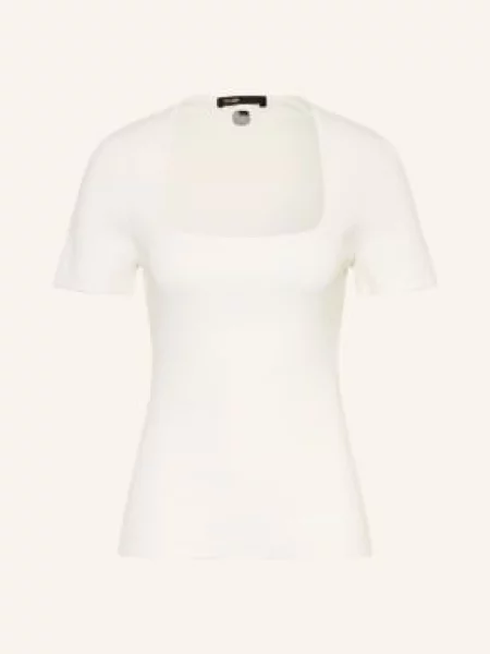Maje Koszulka Z Dzianiny weiss