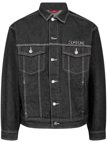 Geacă de blugi Supreme negru