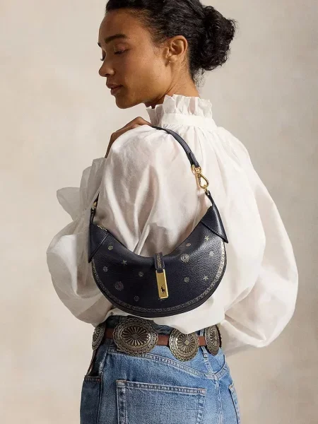 Кожаная сумка Polo Ralph Lauren