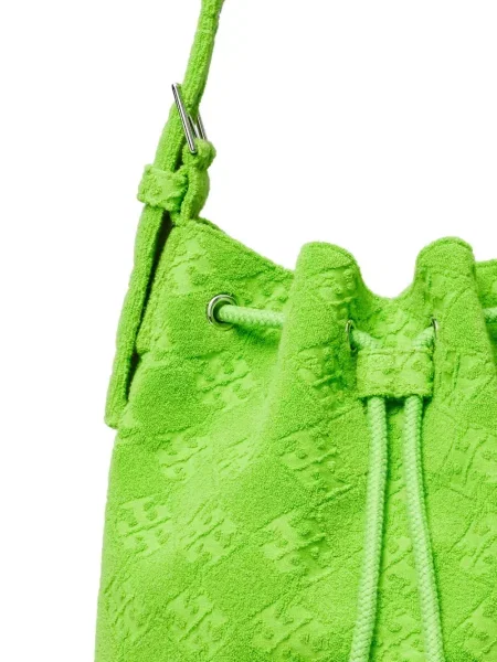 Geantă bucket Tory Burch verde