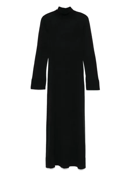 Rochie Toteme tricotate cu crăpătură de costum negru
