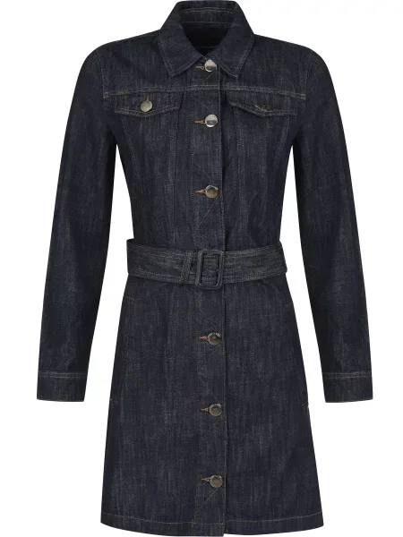 Тренч Emporio Armani синій