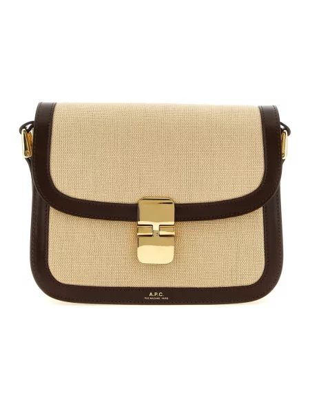 Torebka crossbody A.p.c. beżowa
