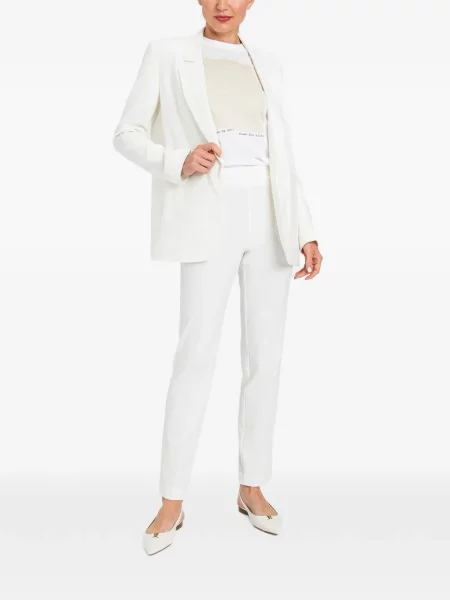 Pantaloni Twinset alb