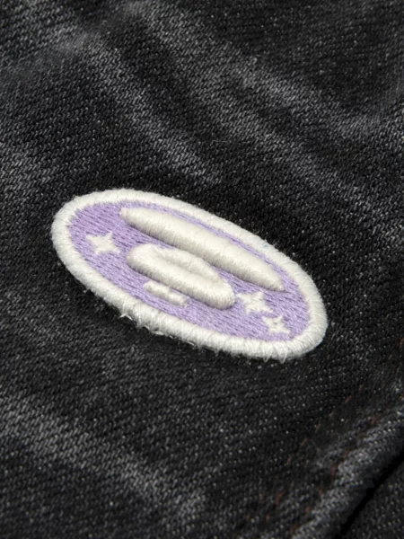 Blugi Aape By A Bathing Ape cu aplicații gri