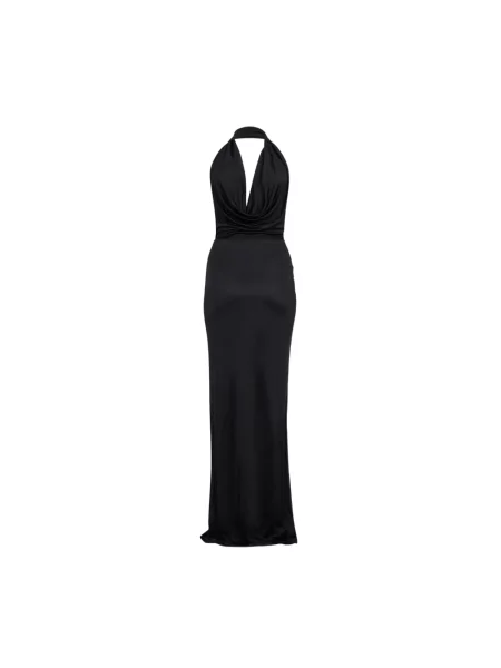 Długa sukienka maxi Dsquared2 czarna