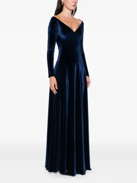 Rochie Atu Body Couture de catifea albastru