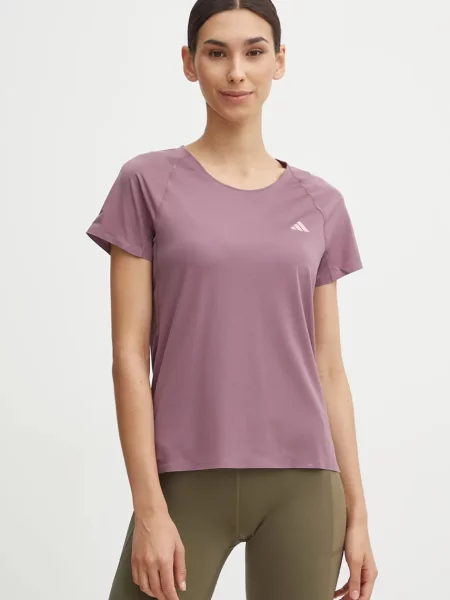 Тениска за бягане adidas Performance Adizero лилаво виолетово