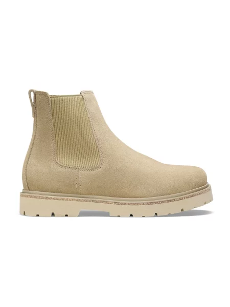 Trampki Birkenstock Highwood Slip On Mid W Leather Velvet Taupe EUR 38 beżowe