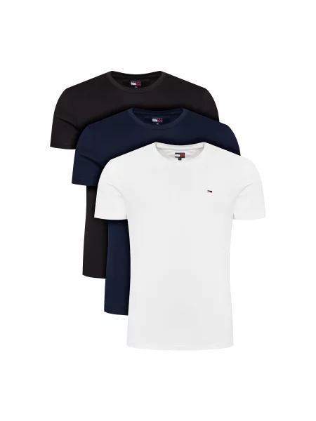 Marškinėliai Tommy Jeans balta