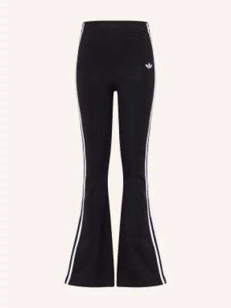 Adidas Originals Legíny Flared černá bílá