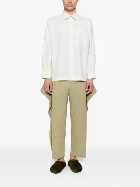 Dlouhá košile Homme Plissé Issey Miyake zelená