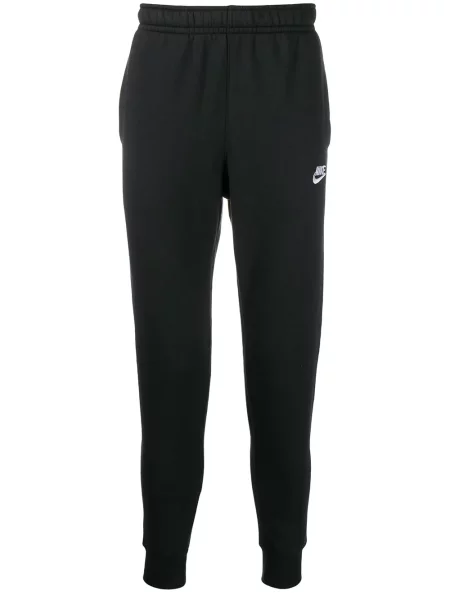 Pantaloni Nike din fleece alergare alb