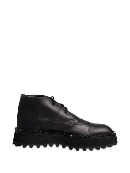 Matlasat botine Dolce & Gabbana negru