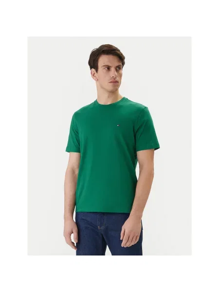 Tommy Hilfiger Majica Ess Seasonal Regular Fit zelena