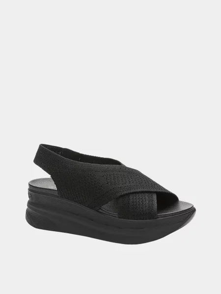 Босоніжки Grunberg текстиль чорний