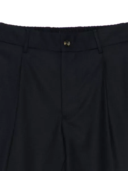 Pantaloni Dell'oglio plisate negru