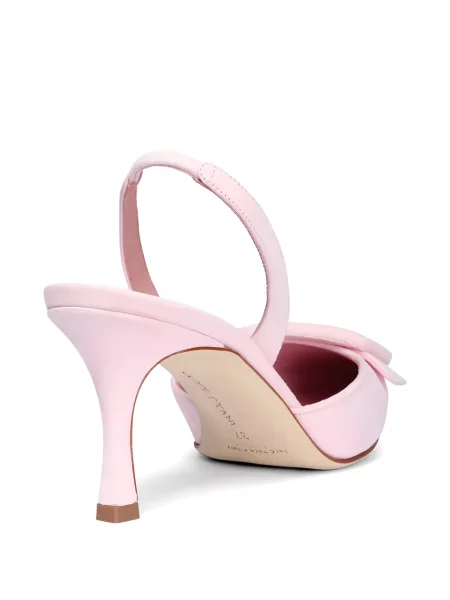 Sandale Manolo Blahnik cu cataramă roz