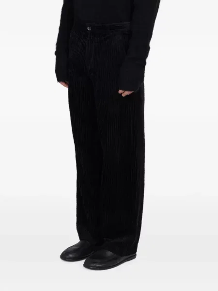 Pantaloni Minimum de catifea cord negru