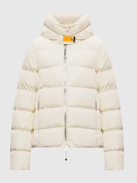 Пуховик кольору айворі Jinny Parajumpers бежевий