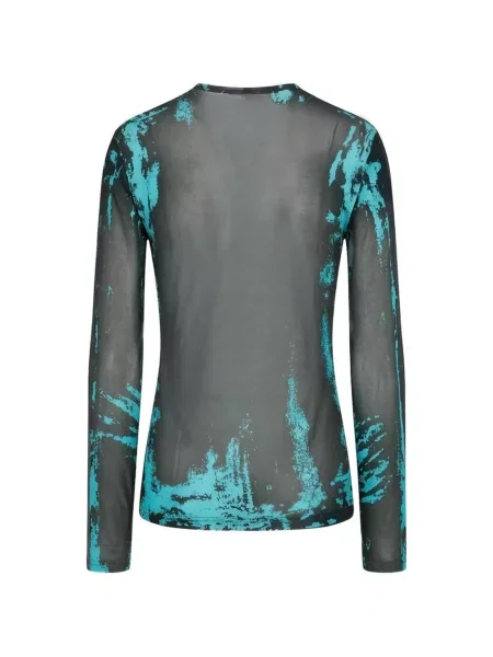 Tricou Diesel din piele gri