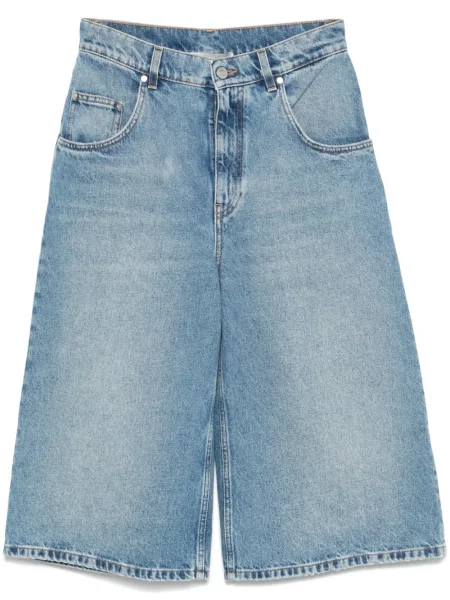 Pantaloni scurți din denim Stella Mccartney albastru