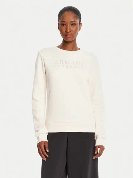Armani Exchange Mikina Écru