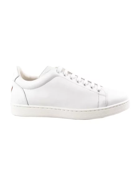 Sneakersy Kiton skórzane białe