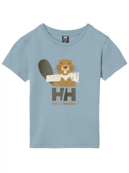 Koszulka dla dzieci Helly Hansen Graphic niebieska