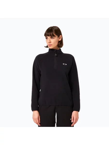 Дамски поларен суитшърт Oakley Maple Ridge Zip Fleece blackout черно