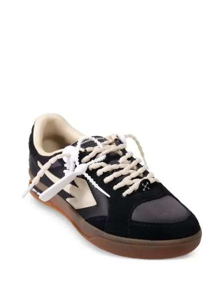 Sneakers Off-white με κορδόνια με δαντέλα λευκό