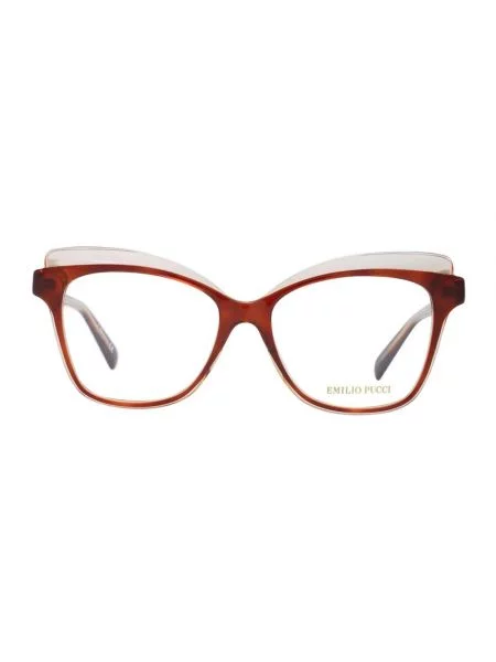 Okulary przeciwsłoneczne Emilio Pucci brązowe