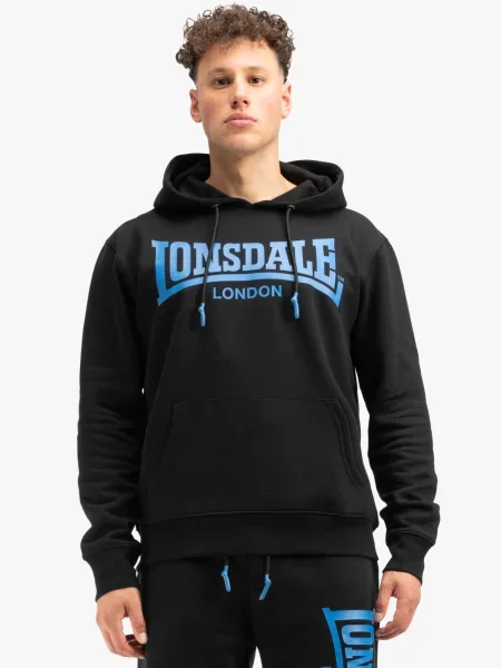 Bluza z kapturem Lonsdale z kapturem czarna