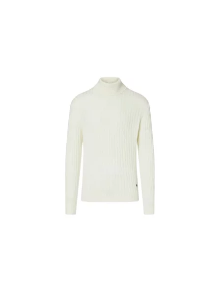 Sweter z golfem Liu Jo biały