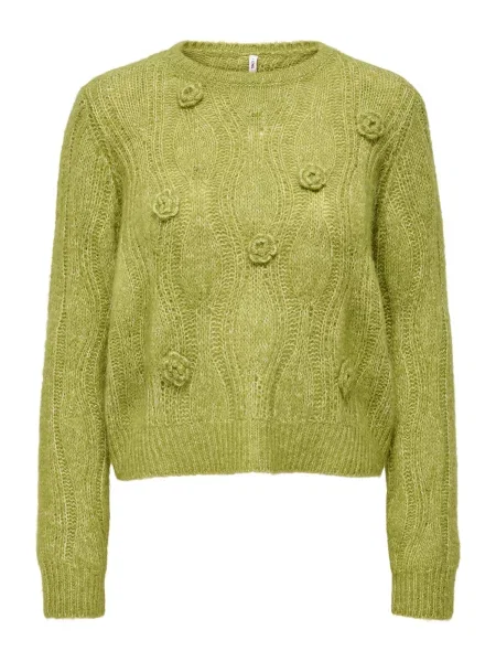 ONLY Pulover ONLMONIQUE deschis verde