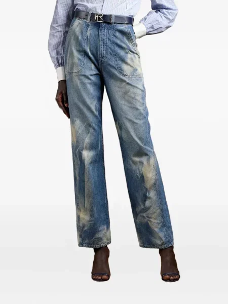 Blugi drepți Ralph Lauren Collection albastru